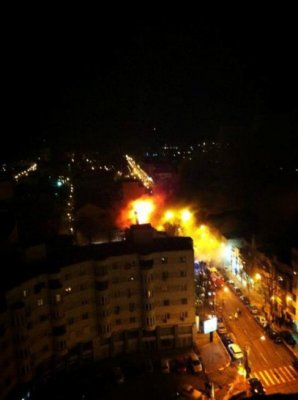Incendiu de proporţii la restaurant Beirut, pe Tomis: mai multe victime